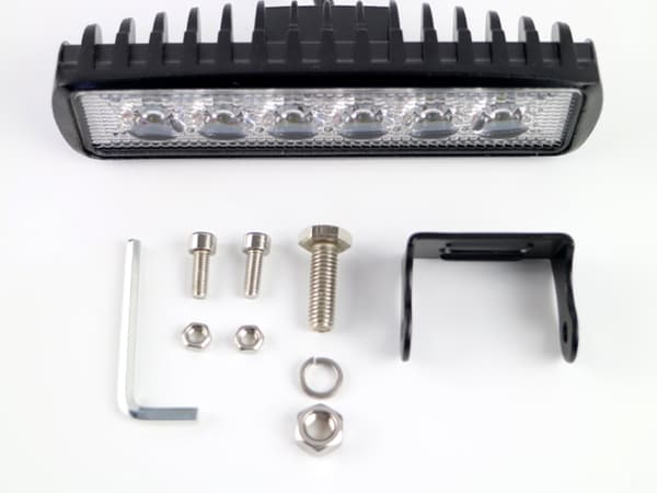 Led x2 18w 12 - 24V arbetsljus -  backljus mini ledramp Flood
