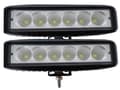 Miniatyrbild 1 av 6: Led x2 18w 12 - 24V arbetsljus -  backljus mini ledramp Flood