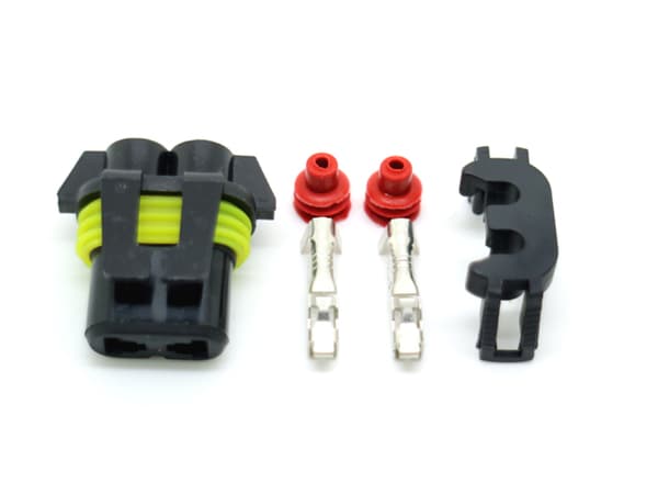 Xenon - Led AMP kontakter HB4 9006 HB3 hona + hane 2-pack