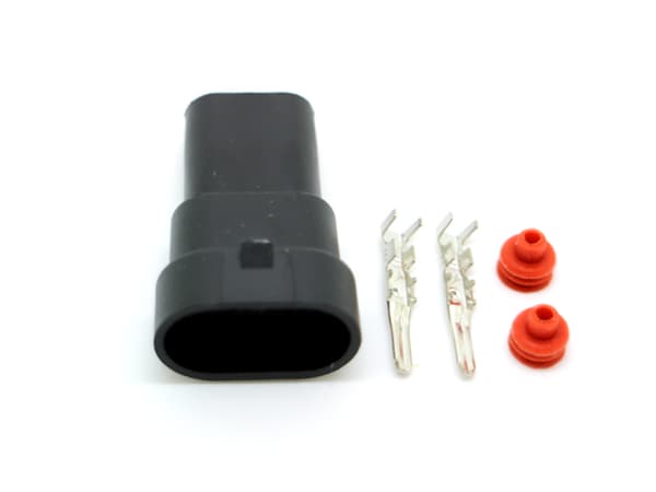 Xenon - Led AMP kontakter HB4 9006 HB3 hona + hane 2-pack
