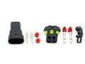 Miniatyrbild 1 av 5: Xenon - Led AMP kontakter HB4 9006 HB3 hona + hane 2-pack