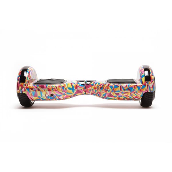 Smart Balance Original Hoverboard, Regular Abstract, 6.5 tommer, Dual Motors 36V, 700Wat, Bluetooth-hojttalere,  LED-lys