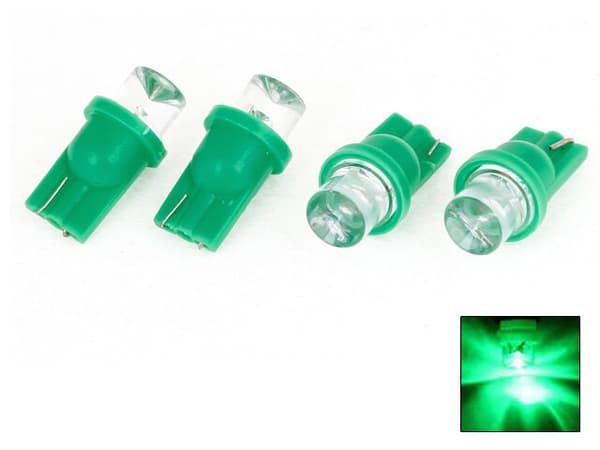 T10 w5w 4-pack Led lampor med 1st Flux-led chip 12v DC
