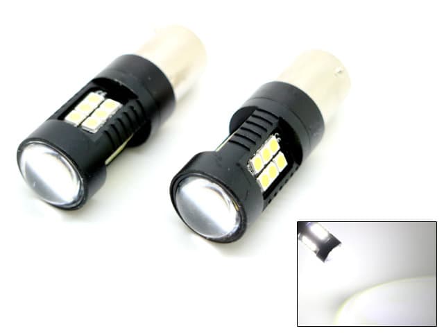 Ba15s p21w 6000K Canbus led lampor bromsljus backljus 12v 1156
