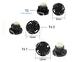 Miniatyrbild 6 av 11: T3 Neo Wedge 5-pack med led chip instrument belysning