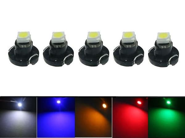 T3 Neo Wedge 5-pack med led chip instrument belysning