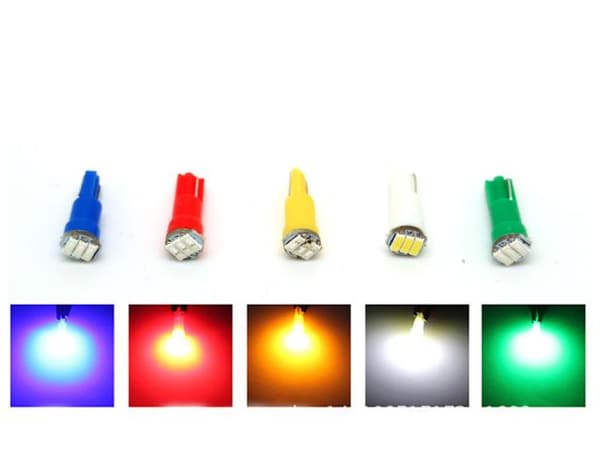 T5 6-pack Led med 4014SMD chip w2x4.6d W2.1  W1.2W W2.3W