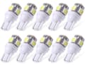 Miniatyrbild 1 av 2: T10 w5w Led med 5st 5050SMD 3200k chip 12v DC  10-pack