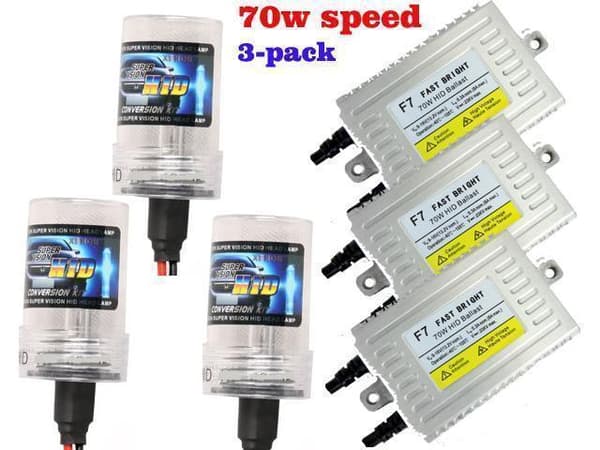 Xenon Speed start 70W H3 6000K AC digital kit xenonkit 3st