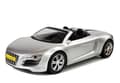 Miniatyrbillede 2 af 4: Toy car Cabriolet Silver 1:18