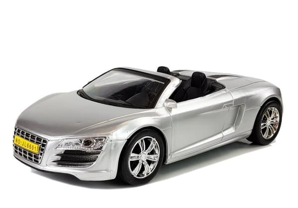 Toy car Cabriolet Silver 1:18