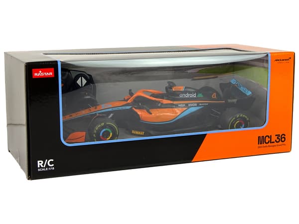 Car R/C McLaren F1 1:18 Racer Orange