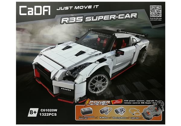 A sports car made of 1,322 elements