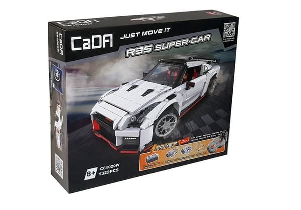 A sports car made of 1,322 elements