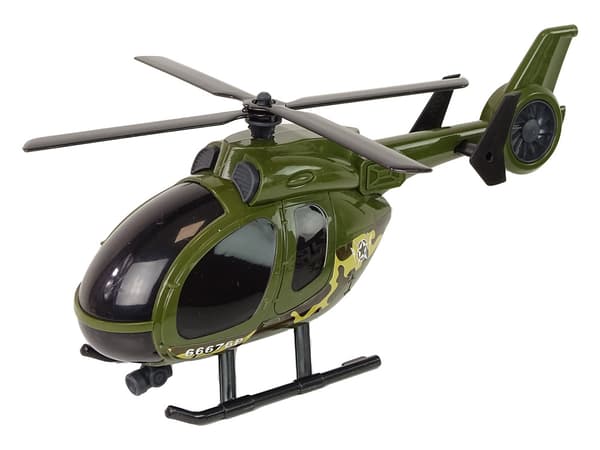 Set Military Tank Friction Drive Helicopter