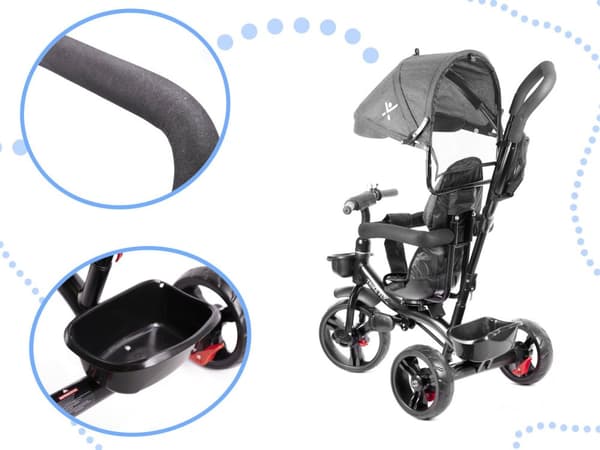 Trike Fix Lite 2in1 Stroller Grey