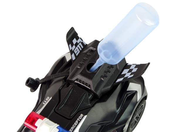 Black Police Remote Control R/C Sports Car