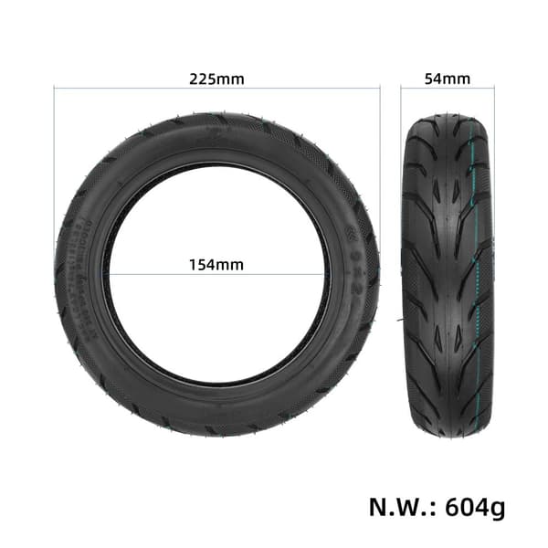 Däck - Gel/Tubeless - Punkteringsfritt - Xiaomi