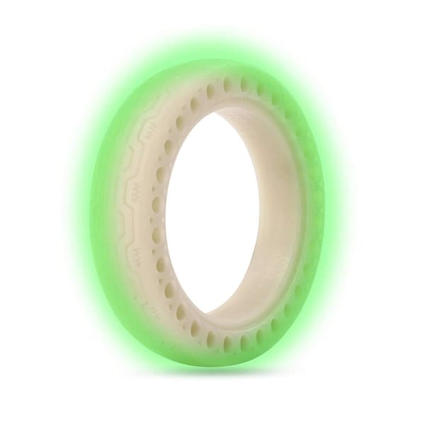 Tubeless solid pneumatisk dæk 8.5 Xiaomi M365 /Pro Scooter Fluorescerende - grøn