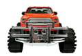 Miniatyrbillede 4 af 11: Set of Vehicles Red Monster Truck Black BMW Caravan 58 cm
