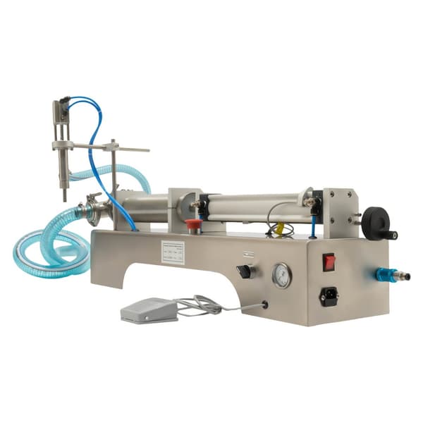 Automatisk Pneumatisk Vätskefyllare, 100-1000 ml Kapacitet, Hög Precision Fyllning, 40 Flaskor/Minut Hastighet