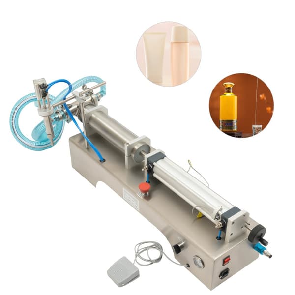 Automatisk Pneumatisk Vätskefyllare, 100-1000 ml Kapacitet, Hög Precision Fyllning, 40 Flaskor/Minut Hastighet