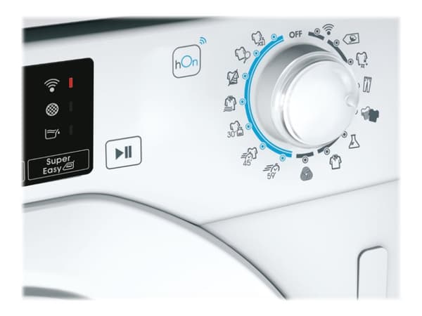 Candy SMART Pro BCTD H7A1TE-S - Tørker - innebygd - Wi-Fi - Nisje - bredde: 60 cm - dybde: 60 cm - høyde: 83 cm - frontileggelse - hvit