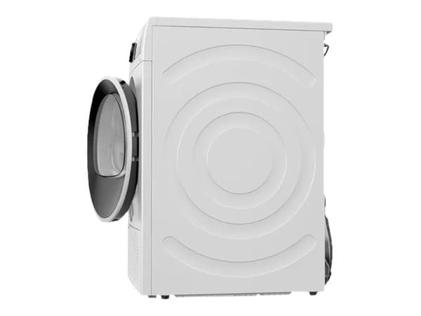 Bosch Serie 6 WQG241000, Vapaasti seisova, Edestä täytettävä, Lämpöpumppu, Valkoinen, Rotaatio, Oikea