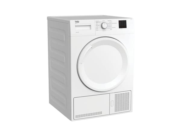 Beko DCU 8230 N - Torktumlare - bredd: 59.7 cm - djup: 56.8 cm - höjd: 84.6 cm - frontmatad - vit