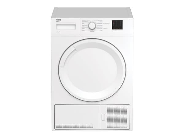 Beko DCU 8230 N - Torktumlare - bredd: 59.7 cm - djup: 56.8 cm - höjd: 84.6 cm - frontmatad - vit