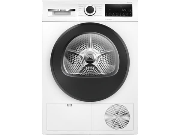 Bosch Serie | 6 WQG242ABSN - kuivausrumpu - leveys: 59,8 cm - syvyys: 64,8 cm - korkeus: 84,2 cm - etukuormaaja - valkoinen