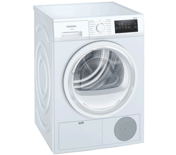 Siemens iQ300 WT45HVA3 - Tørker - høyde: 85 cm - frontileggelse - hvit