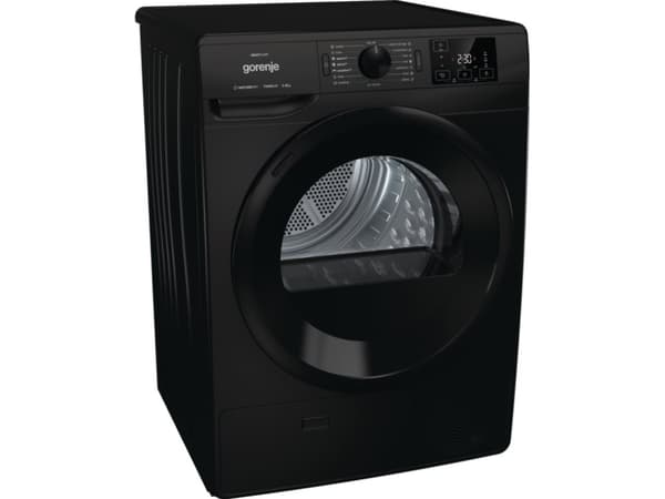 Gorenje DNE82/BGN - Tørker - bredde: 60 cm - dybde: 62.5 cm - høyde: 85 cm - frontileggelse - svart