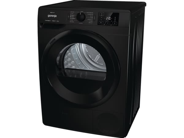Gorenje DNE82/BGN - Tørker - bredde: 60 cm - dybde: 62.5 cm - høyde: 85 cm - frontileggelse - svart