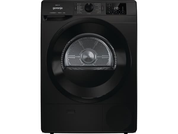 Gorenje DNE82/BGN - Tørker - bredde: 60 cm - dybde: 62.5 cm - høyde: 85 cm - frontileggelse - svart Sort