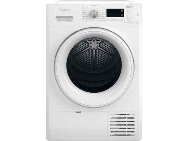 Whirlpool FFT M11 72 EE - Tørker - bredde: 59.5 cm - dybde: 64.9 cm - høyde: 84.9 cm - frontileggelse - hvit