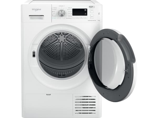 Whirlpool FFT M11 72 EE - Tørker - bredde: 59.5 cm - dybde: 64.9 cm - høyde: 84.9 cm - frontileggelse - hvit