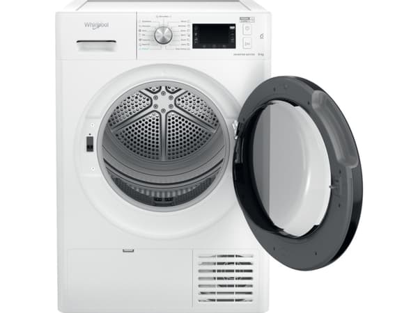 Whirlpool FFT M22 9X2B EE - Tørker - bredde: 59.5 cm - dybde: 64.9 cm - høyde: 84.9 cm - frontileggelse - hvit