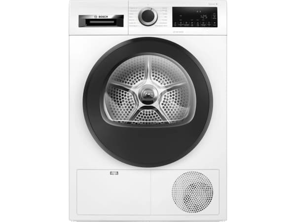 Bosch Serie | 6 WQG242AESN - Tørker - Nisje - bredde: 60.5 cm - dybde: 71.1 cm - høyde: 87.6 cm - frontileggelse - hvit