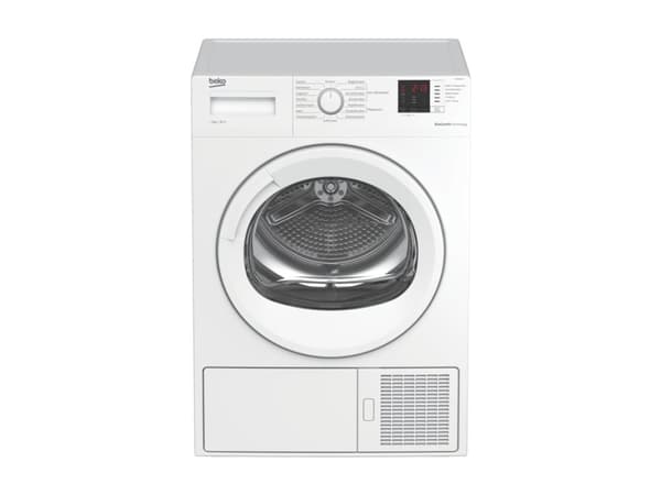 Beko DS8433GX0 - Tørker - bredde: 59.7 cm - dybde: 56.8 cm - høyde: 84.6 cm - frontileggelse - hvit