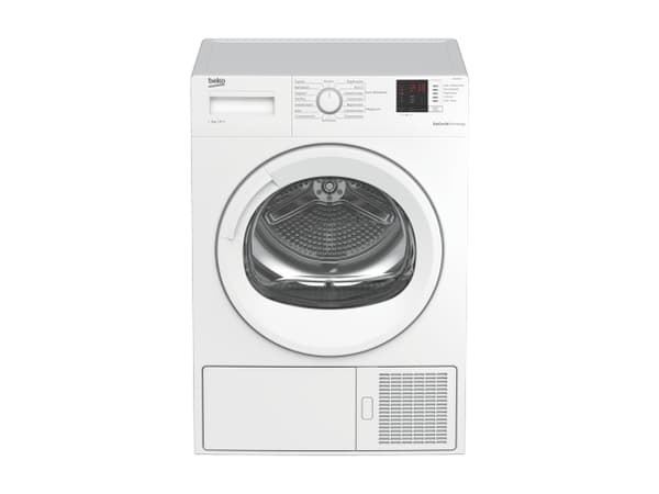 Beko DS8433GX0 - Tørker - bredde: 59.7 cm - dybde: 56.8 cm - høyde: 84.6 cm - frontileggelse - hvit