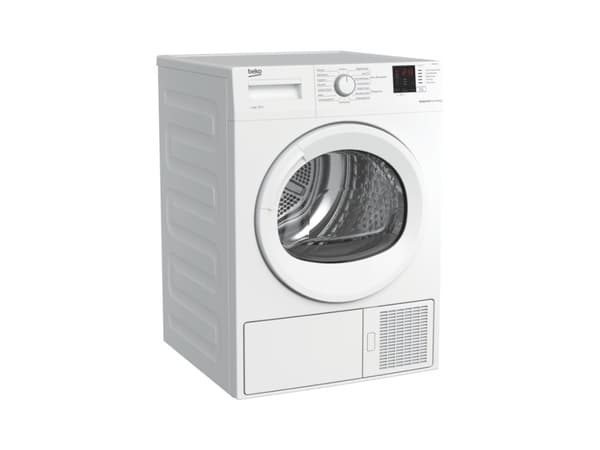 Beko DS8433GX0 - Tørker - bredde: 59.7 cm - dybde: 56.8 cm - høyde: 84.6 cm - frontileggelse - hvit