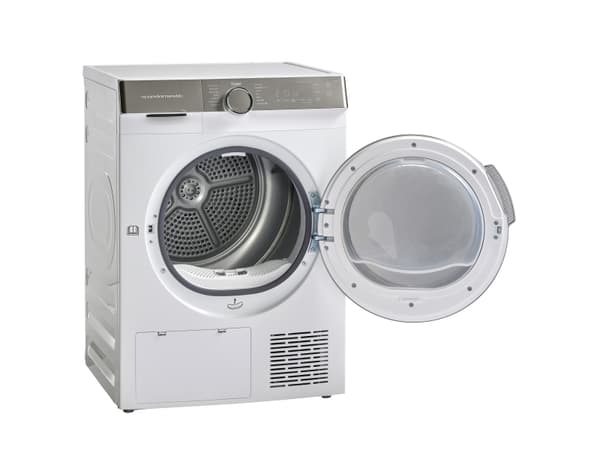 Scandomestic TDH8WA3 - Tørker - Nisje - bredde: 60 cm - dybde: 63 cm - høyde: 86 cm - frontileggelse - hvit