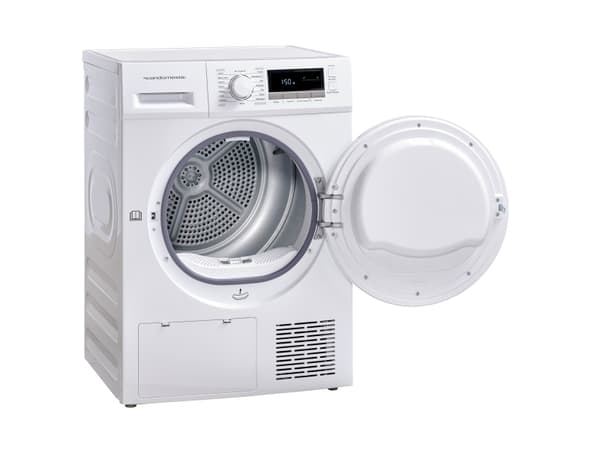Scandomestic Standard TDH8WA2 - Tørker - Nisje - bredde: 60 cm - dybde: 63 cm - høyde: 86 cm - frontileggelse - hvit