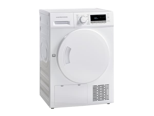 Scandomestic Standard TDH8WA2 - Tørker - Nisje - bredde: 60 cm - dybde: 63 cm - høyde: 86 cm - frontileggelse - hvit