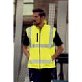 Miniatyrbilde 2 av 2: Yoko Mens Hi Vis Softshell Bodywarmer / Workwear