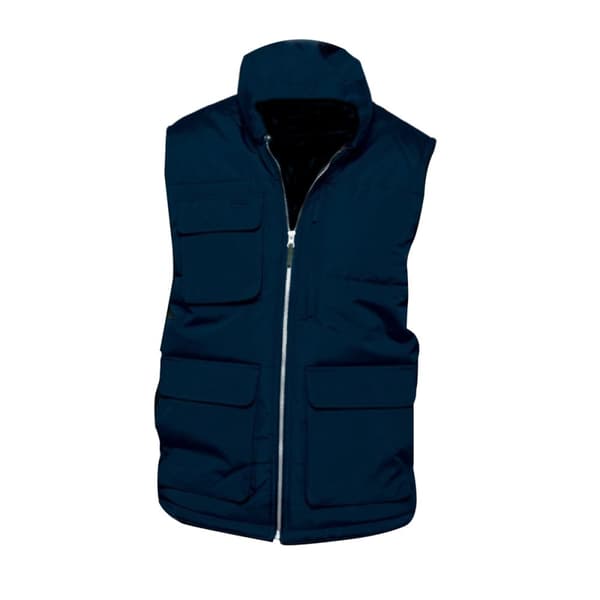 WK. Designed To Work Mens Quilted Full Zip Bodywarmer/Gilet