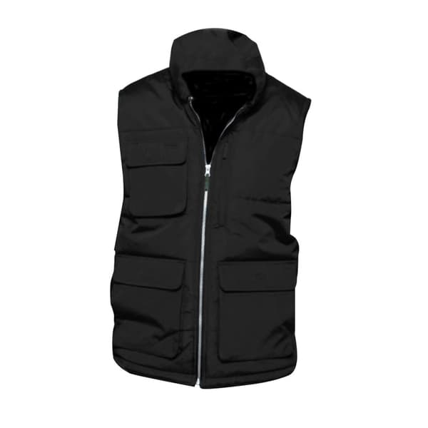 WK. Designed To Work Mens Quilted Full Zip Bodywarmer/Gilet