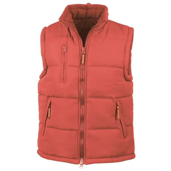 Result Herre Ultra Padded Bodywarmer Vandafvisende vindafvisende jakke