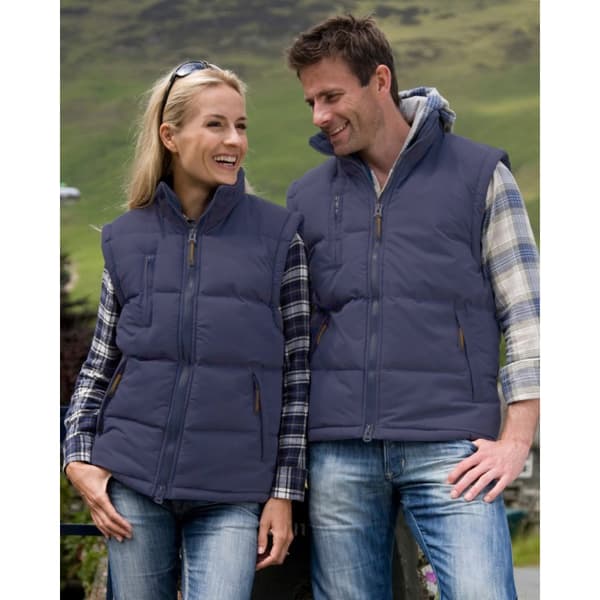 Result Herre Ultra Padded Bodywarmer Vandafvisende vindafvisende jakke